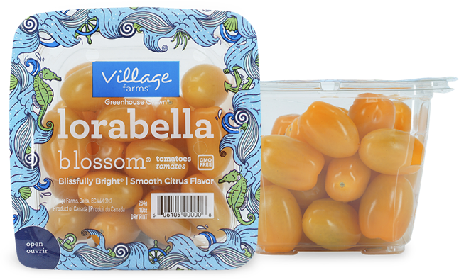 Lorabella Tomatoes in Top Seal Package