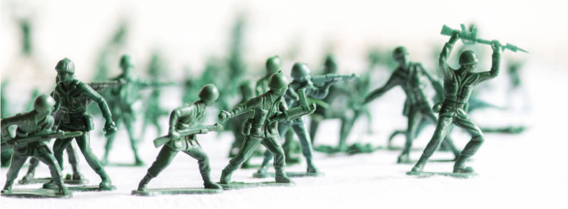 Plastic war figures
