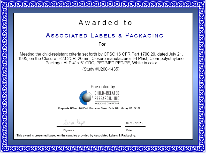  Child Resistant Pouches